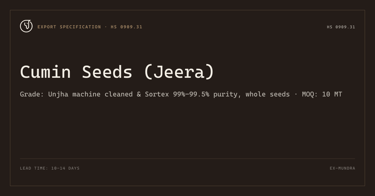 Cumin Seeds (Jeera)