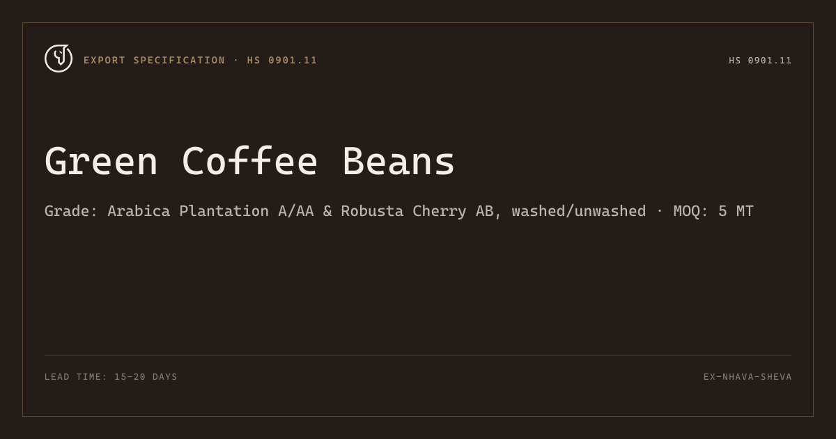 Green Coffee Beans