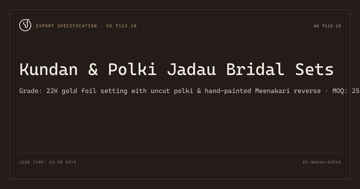 Kundan & Polki Jadau Bridal Sets