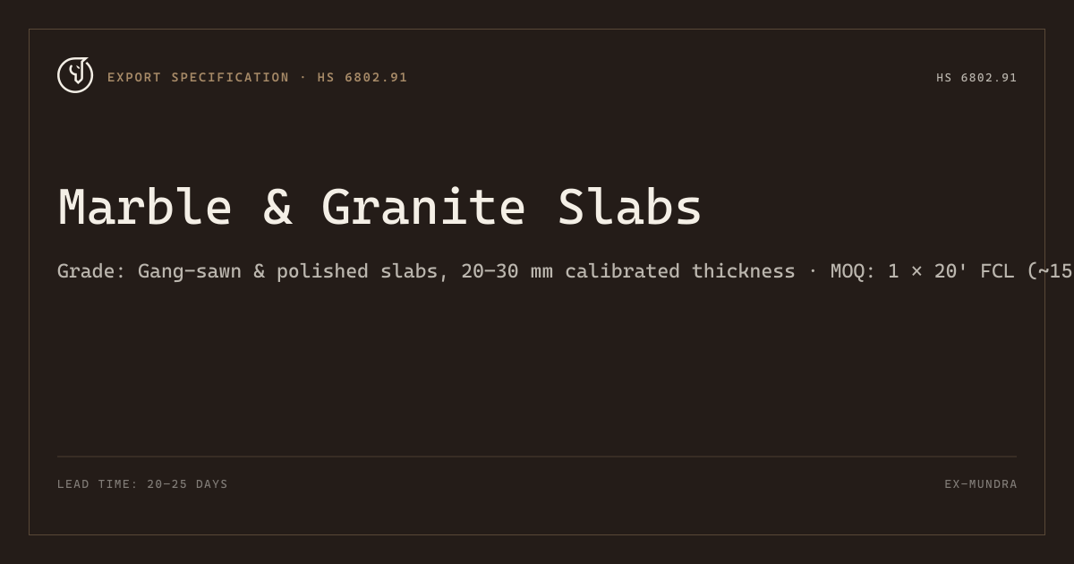 Marble & Granite Slabs