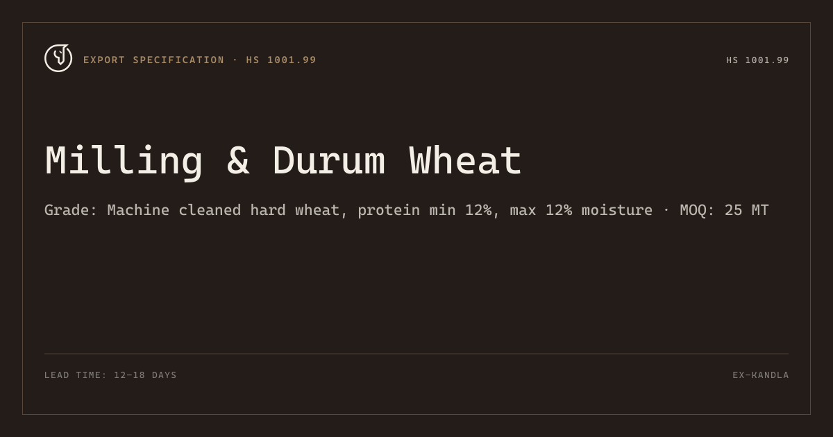 Milling & Durum Wheat