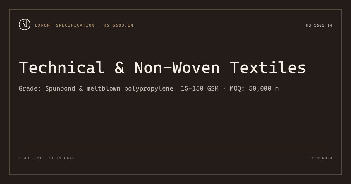 Technical & Non-Woven Textiles